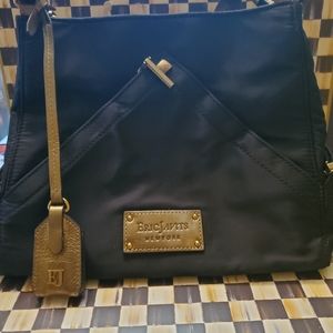 Eric Javits Peyton black nylon designer tote shoulder bag
